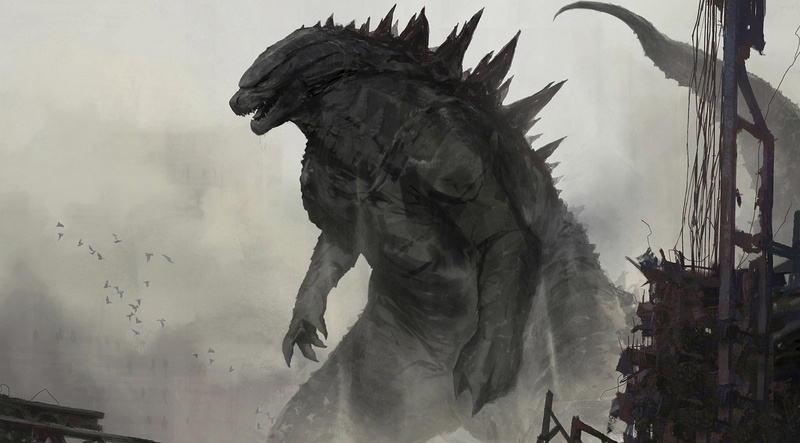 statue, no people, Godzilla, sculpture, built structure, craft, day, fog, travel destinations, representation, animal wildlife, sky, Godzilla (2014), 1080P