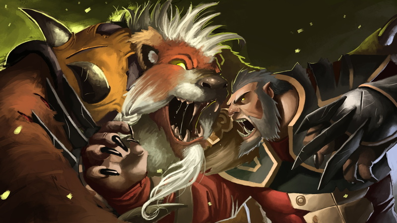 lycanthrope, 2K, versus, lone, druid