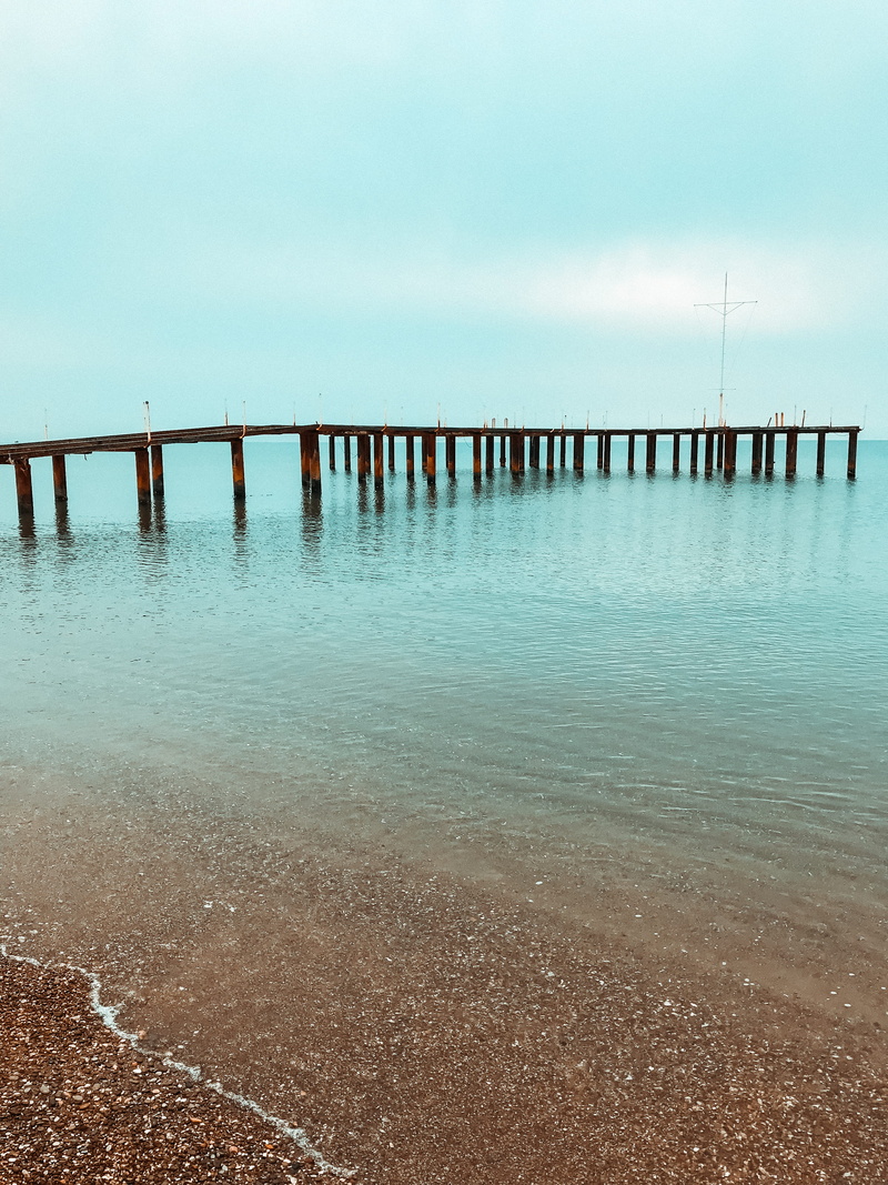 scenics - nature, port, wood - material, dock, summertime, pier, 4K, day, outdoors, colorful, antalya sherwood, decay, turkey, horizon over water, wooden post