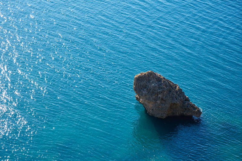 day, horizon, open, antalya, tranquility, sea, rocks, 5K, no people, beauty in nature, solid, calm, relax, rock - object, scenics - nature, tranquil scene