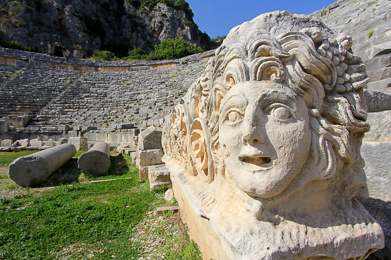 sculpture, ancient civilization, art and craft, religion, no people, Myra, 5K, human representation, stone material, the past, outdoors, carving - craft product