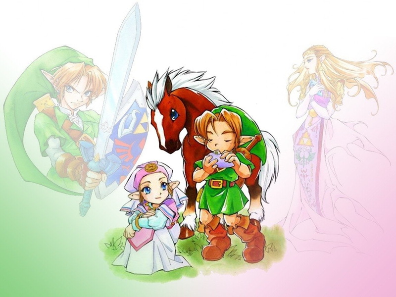 The Legend Of Zelda: Ocarina Of Time, Link, 480P, Epona (The Legend of Zelda), Zelda