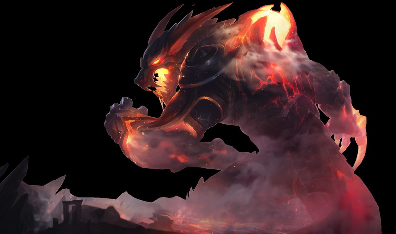 1080P, burning, fire - natural phenomenon, black background, outdoors, studio shot, low angle view, glowing, sky, Warwick (League Of Legends), orange color