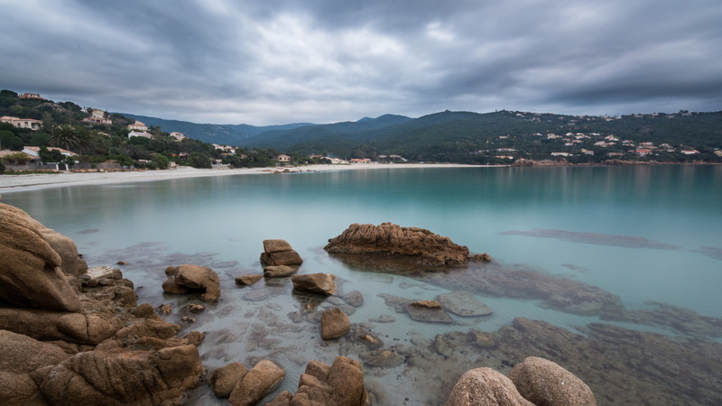 long exposure, scenics - nature, solid, tranquil scene, sea, day, tranquility, mountain, sky, rock - object, idyllic, rock, non-urban scene, lake, beauty in nature