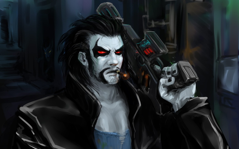 spooky, Lobo, Injustice Gods Among Us, outdoors, glass - material, communication, mode of transportation, sign, art and craft, human representation, 2K