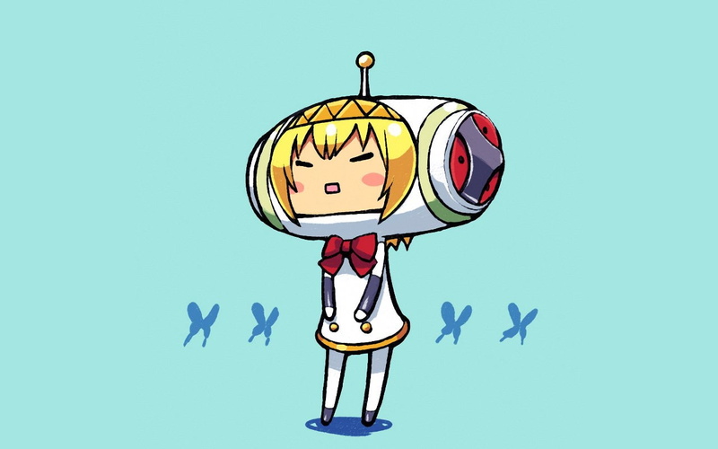 720P, Crossover, Video Game, Persona 3, Aigis (Persona), Katamari Damacy