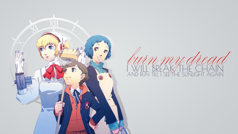 1080P, Fuuka Yamagishi, Ken Amada, Persona, Persona 3, Aigis (Persona)