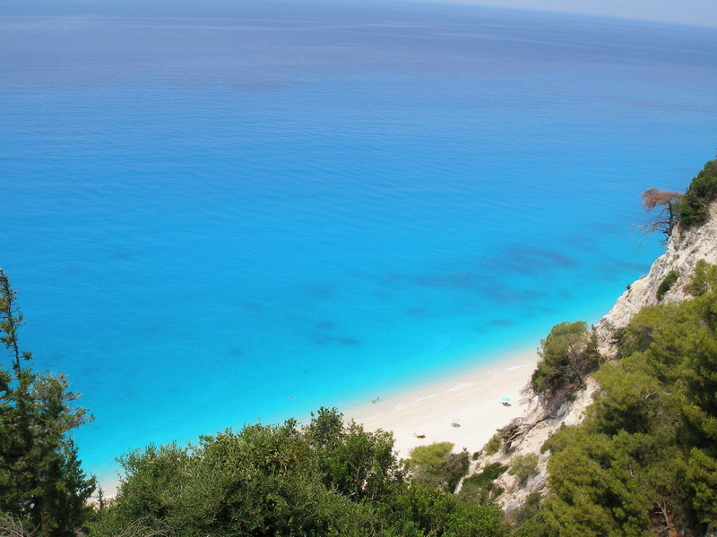 scenic, turquoise colored, turquoise, vacation, plant, tropical, photo, daytime, leisure, sea, tropics, mediterranean Sea, vegetation, peaceful, ocean