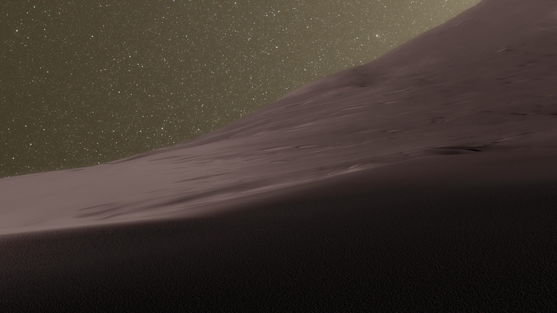 snowcapped mountain, tranquility, astronomy, environment, sand, sand dune, scenics - nature, land, remote, climate, no people, sky, desert, Space Engine