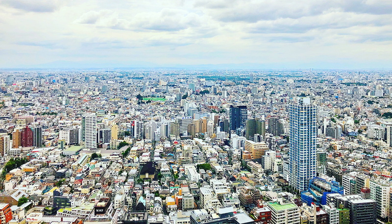 day, shinjuku, outdoors, modern, residential district, tall - high, financial district, building, aerial view, cityscape, crowd, settlement, high angle view