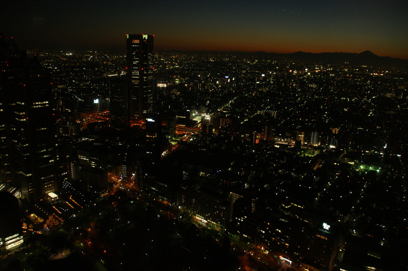 4K, shinjuku, city, evening, tokyo, lights, metropolis, japan
