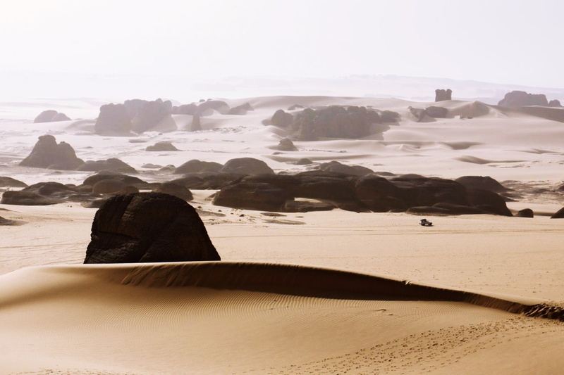 1080P, Tassili NAjjer, Dune, Earth, Rock, National Park, Algeria, Sand, Sahara, Desert, Africa, Car