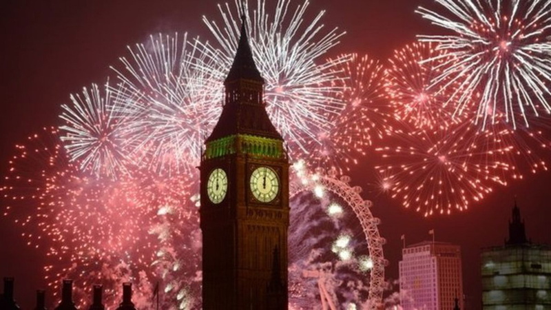 fireworks, big, parliament, new, year, uk, eve, ben, desktop, london, s, resolution, 1080P, hd