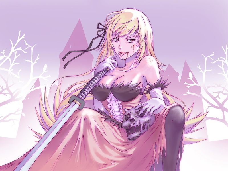Shinobu Oshino, Anime, Monogatari (Series), Kiss-shot Acerola-orion Heart-under-blade, 2K
