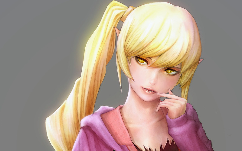 Anime, Monogatari (Series), Shinobu Oshino, Kiss-shot Acerola-orion Heart-under-blade, 1080P