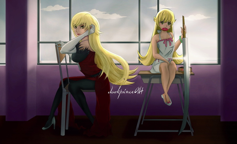 Monogatari (Series), Kiss-shot Acerola-orion Heart-under-blade, Bakemonogatari, Monogatari Series: Second Season, Tsukimonogatari, Kizumonogatari, Shinobu Oshino