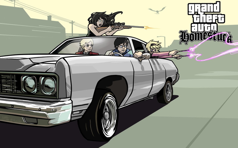 1080P, grand, game character, Games, Grand Theft Auto, theft, auto, homestuck