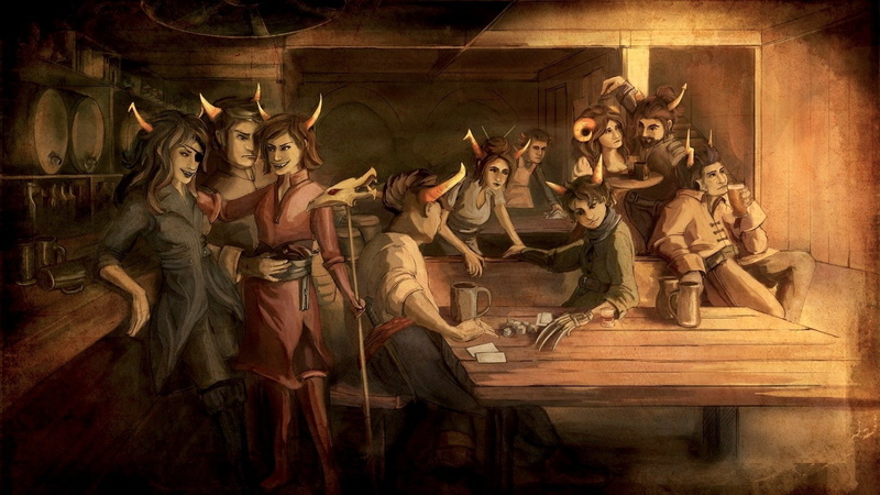 Gamzee Makara, Cartoon, Sollux Captor, Equius Zahhak, Eridan Ampora, Vriska Serket, 1080P, Dark, Kanaya Maryam, Aradia Megido, Terezi Pyrope, Comics, Karkat Vantas