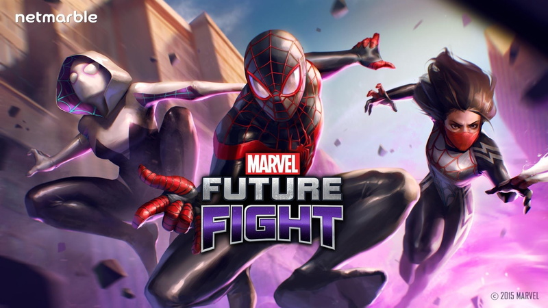Spider-Gwen, Video Game, 1080P, Spider-Girl, Miles Morales, Marvel: Future Fight