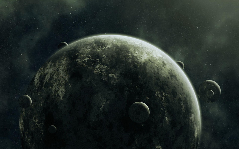 outer, satellites, space, star, planet, natural, illustation, 1080P, satellite, 1920x1200