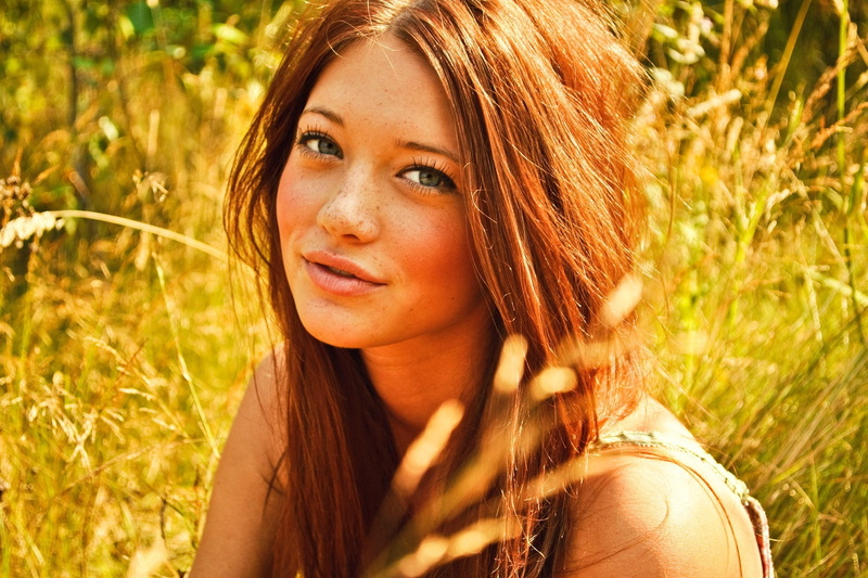 Lindsay Hansen, one person, sunlight, teenager, lifestyles, headshot, anime, grass, field, young women, nature, beauty, real people, Open Mouth, Women Outdoors