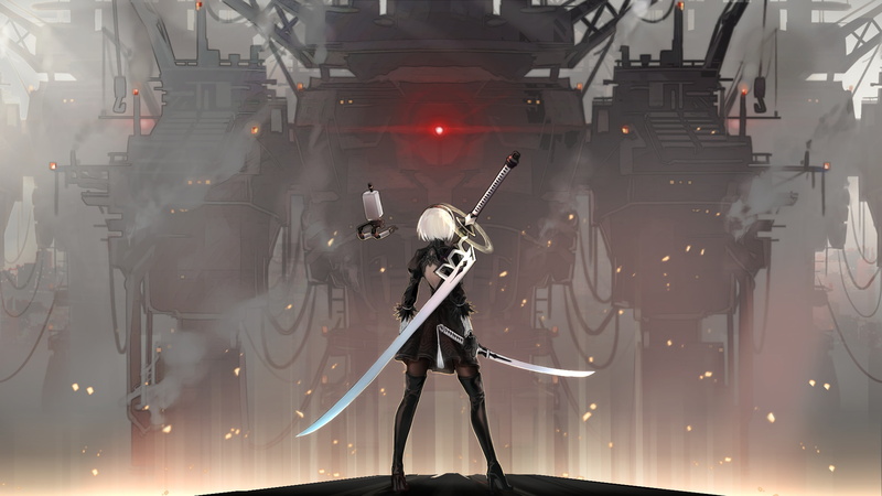 4K, Nier: Automata, NieR, 3840x2160 px, video games