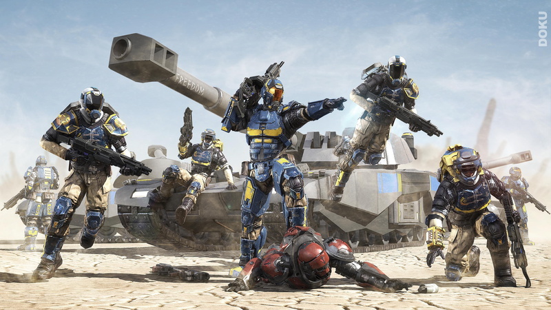 shooter, Futuristic, fi, 3840x2160 px, action, sci, warrior, Planetside, armor, 4K