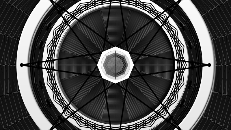 hd, wheel, design, sakura, art, full frame, card, close-up, circle, directly below, px, shape, built structure, indoors, 3840x2160 px, studio shot, low angle view