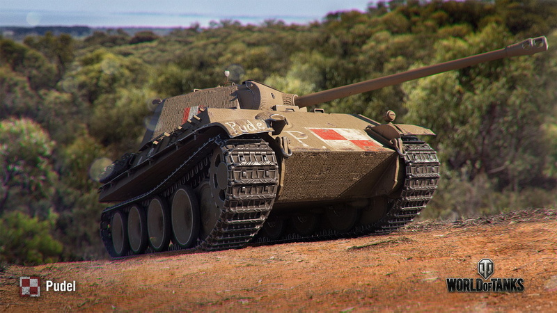 World of Tanks, Pudel, Wargaming, WoT, 1080P