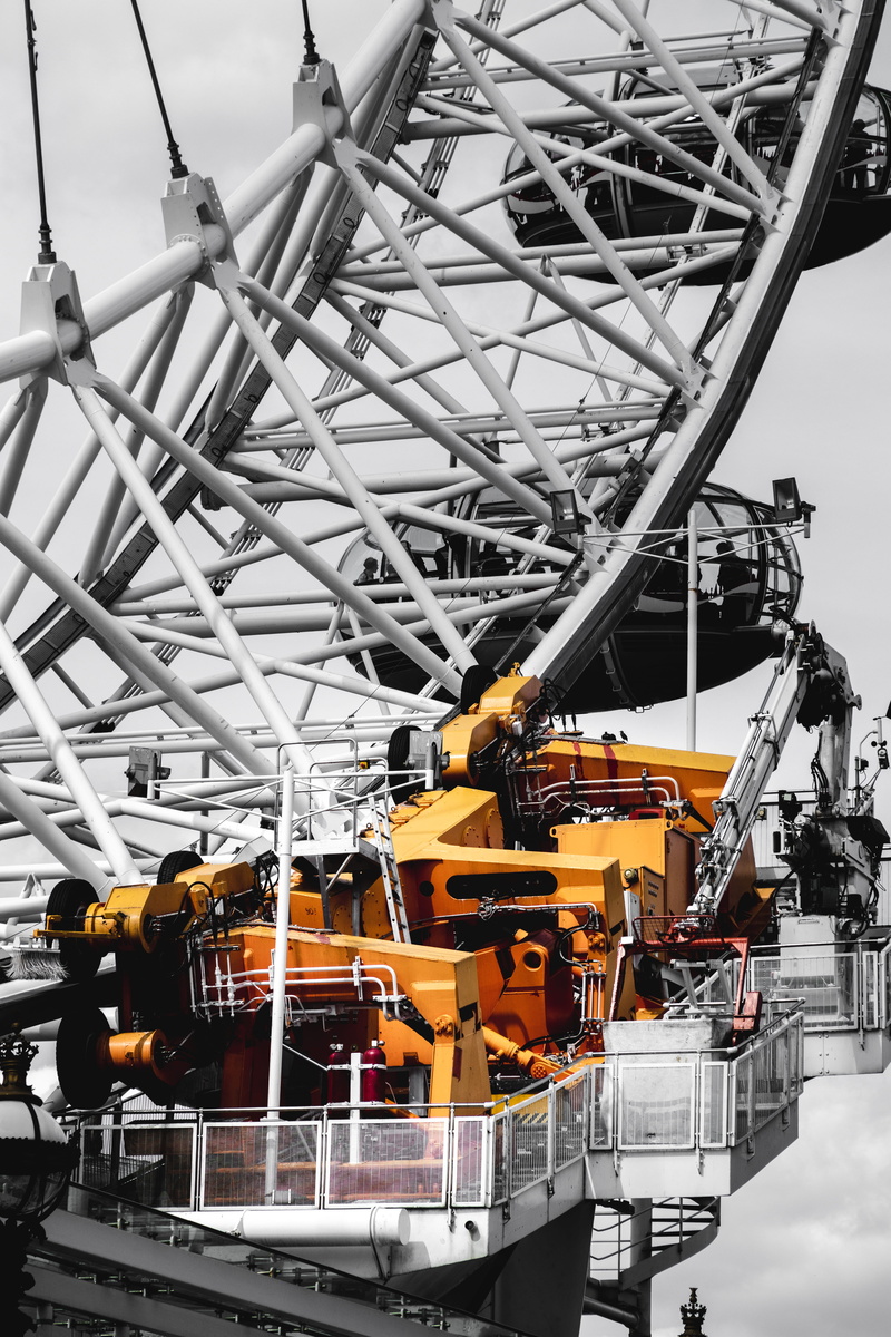 england, 5K, steel, architecture, attraction, united kingdom, built structure, outdoors, mode of transportation, nature, machinery, metal, engine, uk