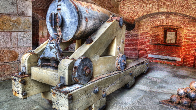 historic, cannons, weapon, 1080P