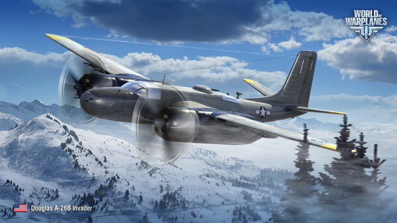 Wargaming, 1080P, WoWp, Douglas A-26B, World of Warplanes, Invader, bomber