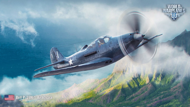 Bell, World of Warplanes, 1080P, Wargaming, WoWp, P-39N-1, Airacobra