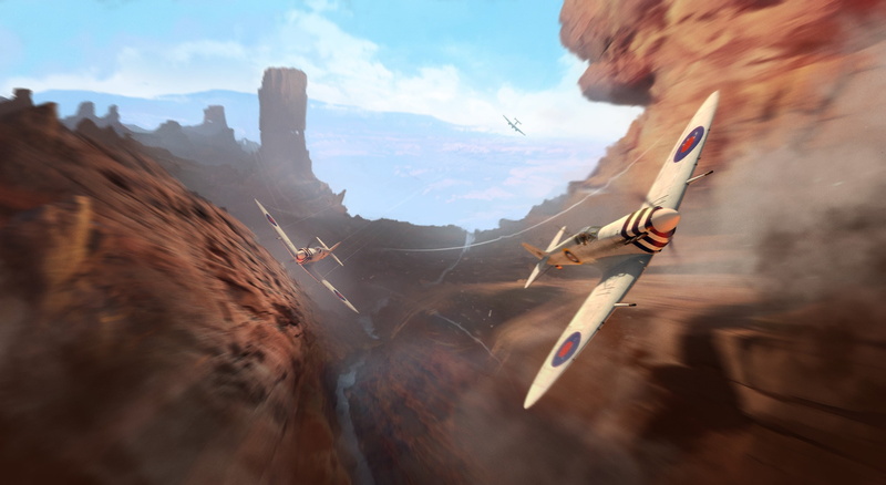 outdoors, The air, real people, 2K, World Of Aircraft, World of Warplanes, sport, risk, Fighters, mountain range, nature, Water, day, environment, Chase