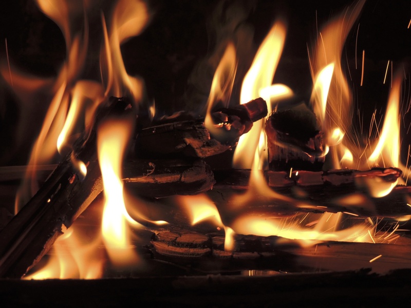 flame, wood, glowing, burn, wood - material, close-up, fire devil, religion, firewood, motion, environment, night, arson, log, campfire, brand, indoors