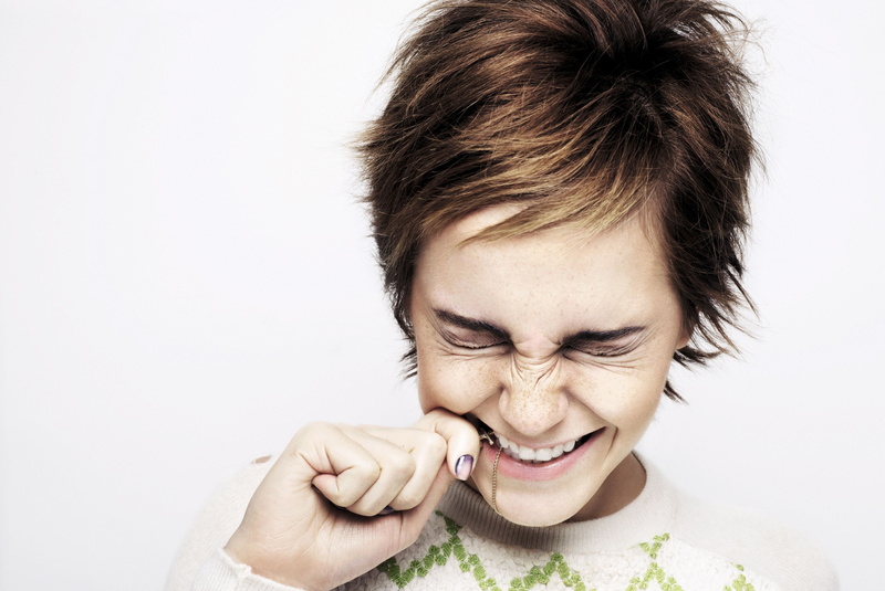 2011 (Year), face, celebrity, women, 4K, short hair, actress, Emma Watson, brunette