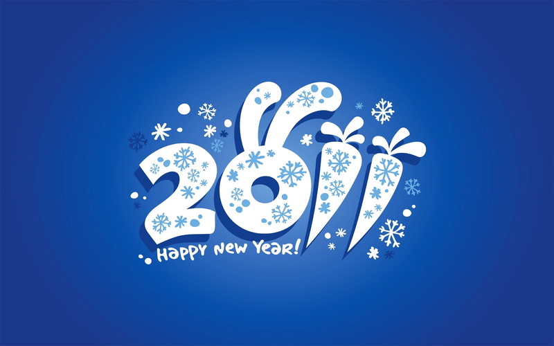 white, clip, hd, new, year, celebrations, 1080P, wishes, 2011, happy, art, blue