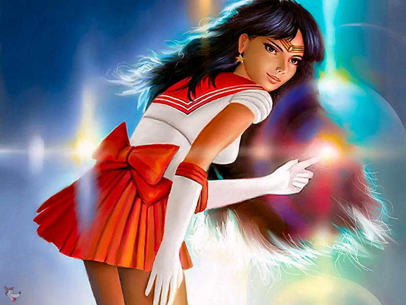hd, moon, sailor, Sailor Mars, 480P, d, other, 3D, mars, anime, art, fantasy