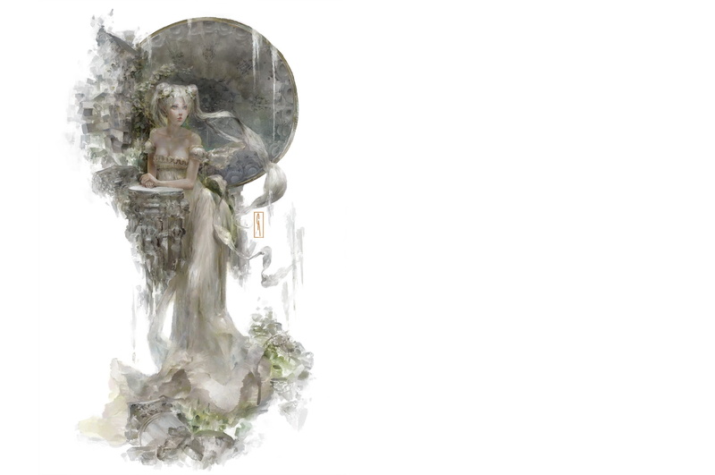 girl, luminos, white color, tree, fantasy, nature, cold temperature, still life, signed, close-up, studio shot, 2K, frozen, sailor moon, christian angel