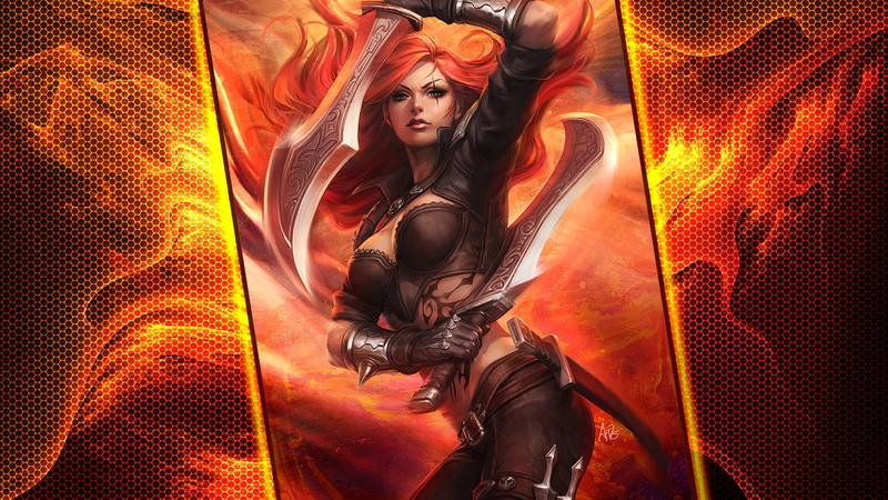 1080P, League Of Legends, Katarina (League Of Legends), Video Game