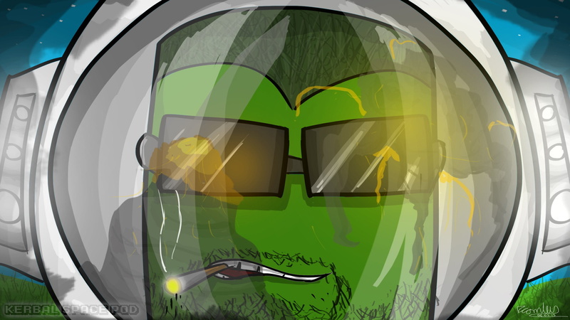 ksp, family, space, kerbal, program, 2K, cartoon, sci fi