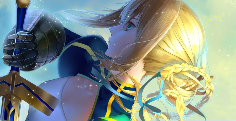 FateStay Night, Saber, Type-Moon, anime, Fate Series, 2K