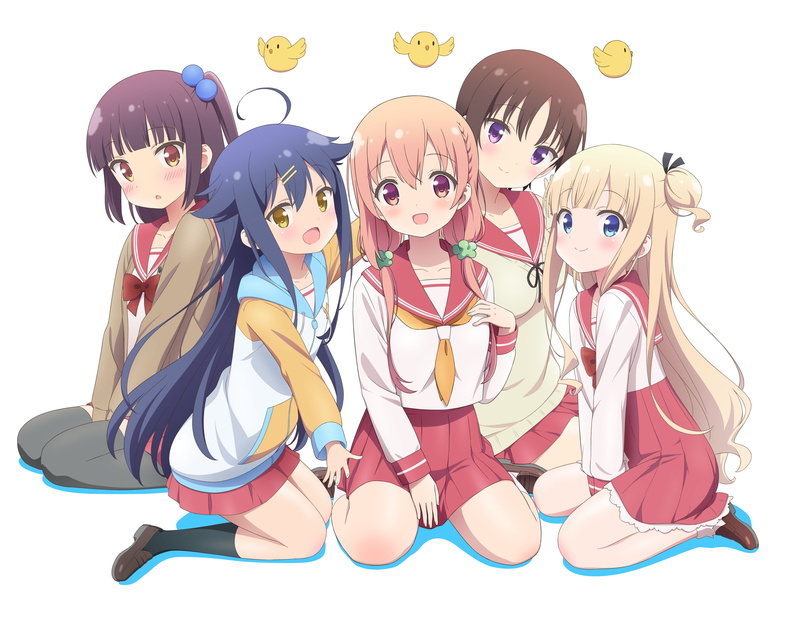 anime girls, Nakajima Yua(Hinako Note), Natsukawa Kuina(Hinako Note), 4K, Ogino Chiaki(Hinako Note), Sakuragi Hinako(Hinako Note), anime, Hinako Note