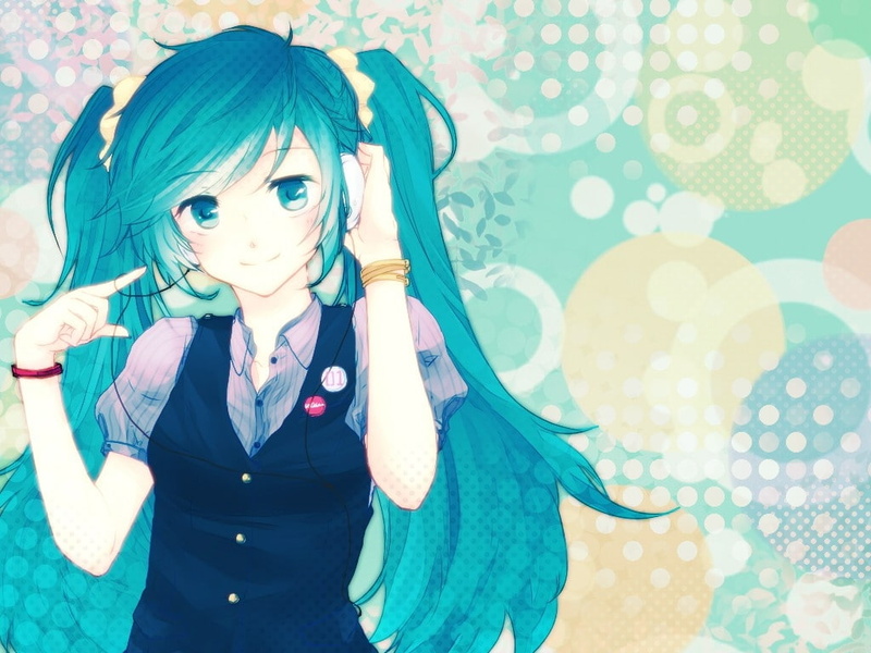 hd, x, twintails, miku, hatsune, hot, detached, art, anime, Hatsune Miku, sleeves, vocaloid, 480P