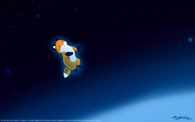 no people, furry, space, fox, sea, blue, marine, 720P, animal themes, nature, outdoors, underwater, undersea, sea life, astronomy, water, swimming, sky