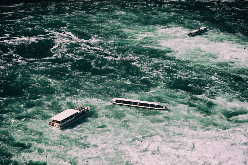 river, foaming, white water, high angle view, boot, nature, 4K, murmur, no people, ocean, floating on water, water mass, ship, waterfall, water, land