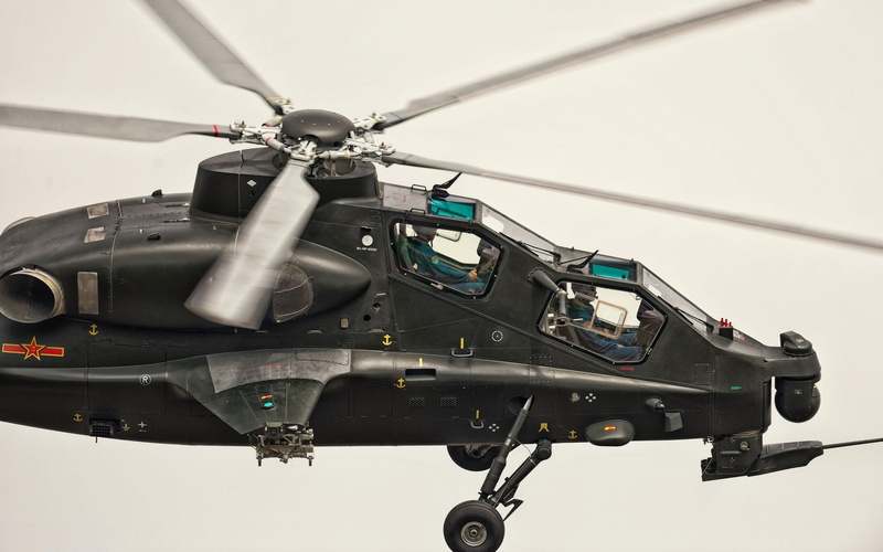 chopper, plane, black, army, outdoors, gray, sky, nature, airplane, aerospace industry, 1080P, helicopter, military, day, propeller, low angle view, single object
