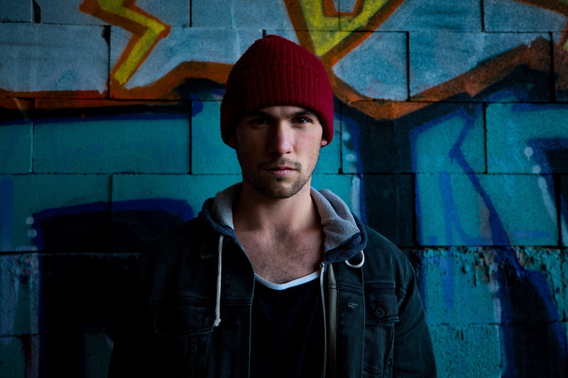 casual clothing, front view, one Person, outdoors, males, beautiful people, one Man Only, serious, looking At Camera, attitude, leisure activity, people