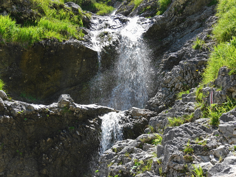land, wolf canyon, flowing, rock - object, nature, splashing, rock, blurred motion, solid, 4K, long exposure, falling water, bad wiessee, outdoors, no people