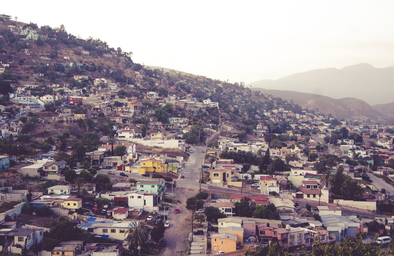 houses, crowd, village, hills, settlement, mexico, ensenada, sky, cityscape, built structure, building exterior, outdoors, nature, residential district